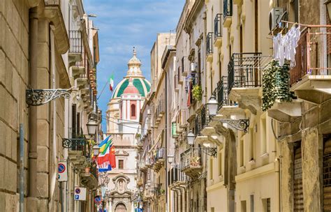 downtown trapani sicily